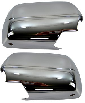 BMW x5  Mirror covers - Half Chrome / Half Black Preview